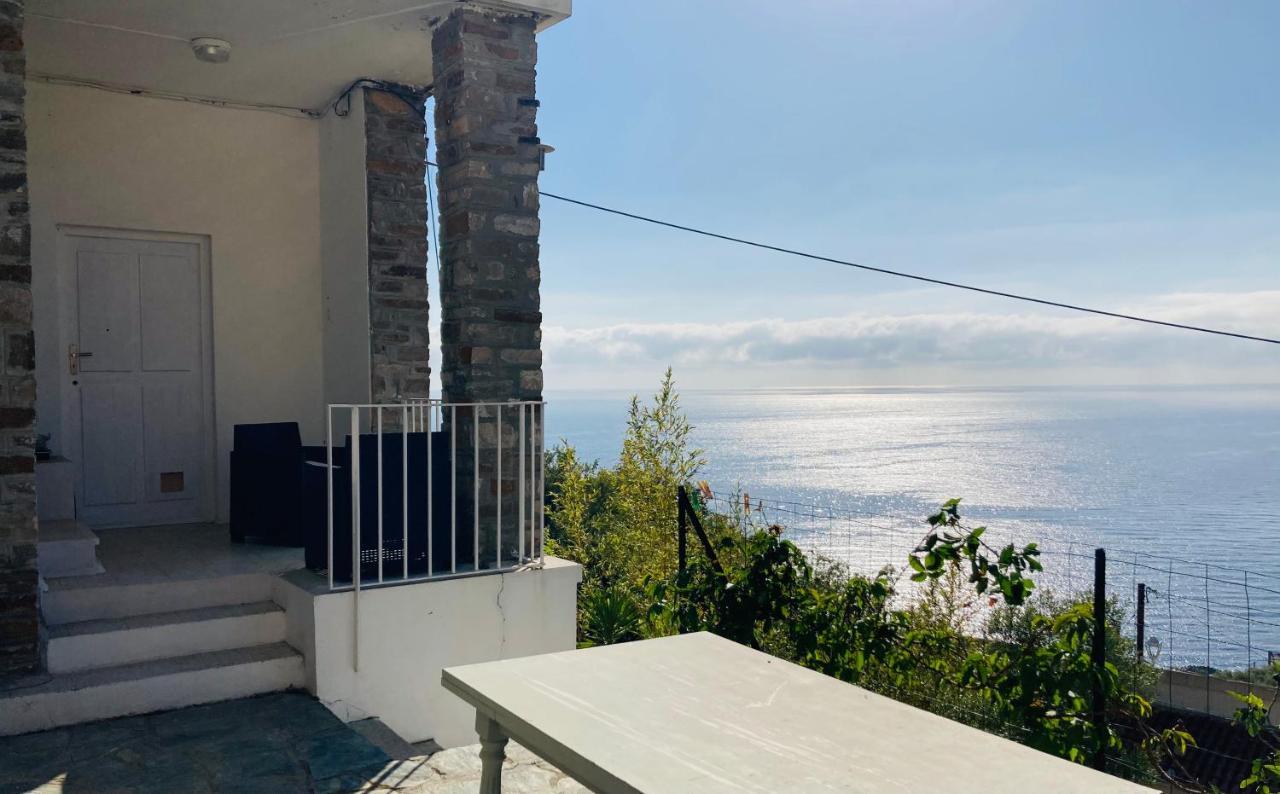 Maison Mediterraneo - Rez De Villa, Vue Imprenable Sur La Mer Pietranera Dış mekan fotoğraf