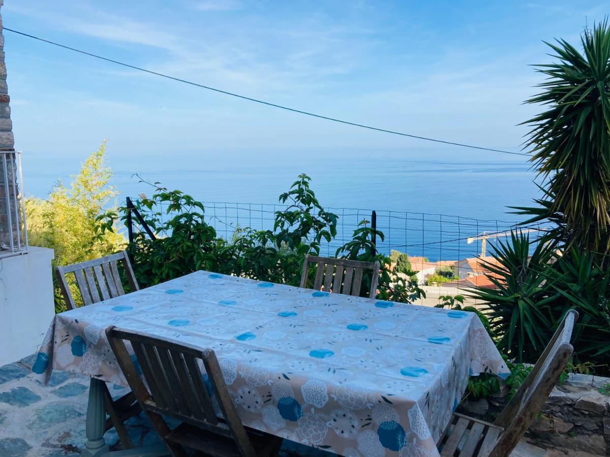 Maison Mediterraneo - Rez De Villa, Vue Imprenable Sur La Mer Pietranera Dış mekan fotoğraf
